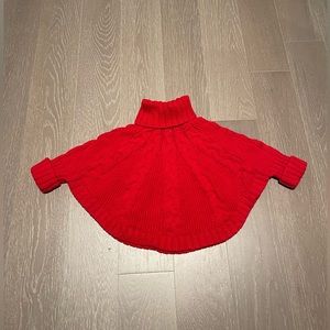 Carter’s Cable Knit Turtleneck Poncho Sweater - 2T and 3T